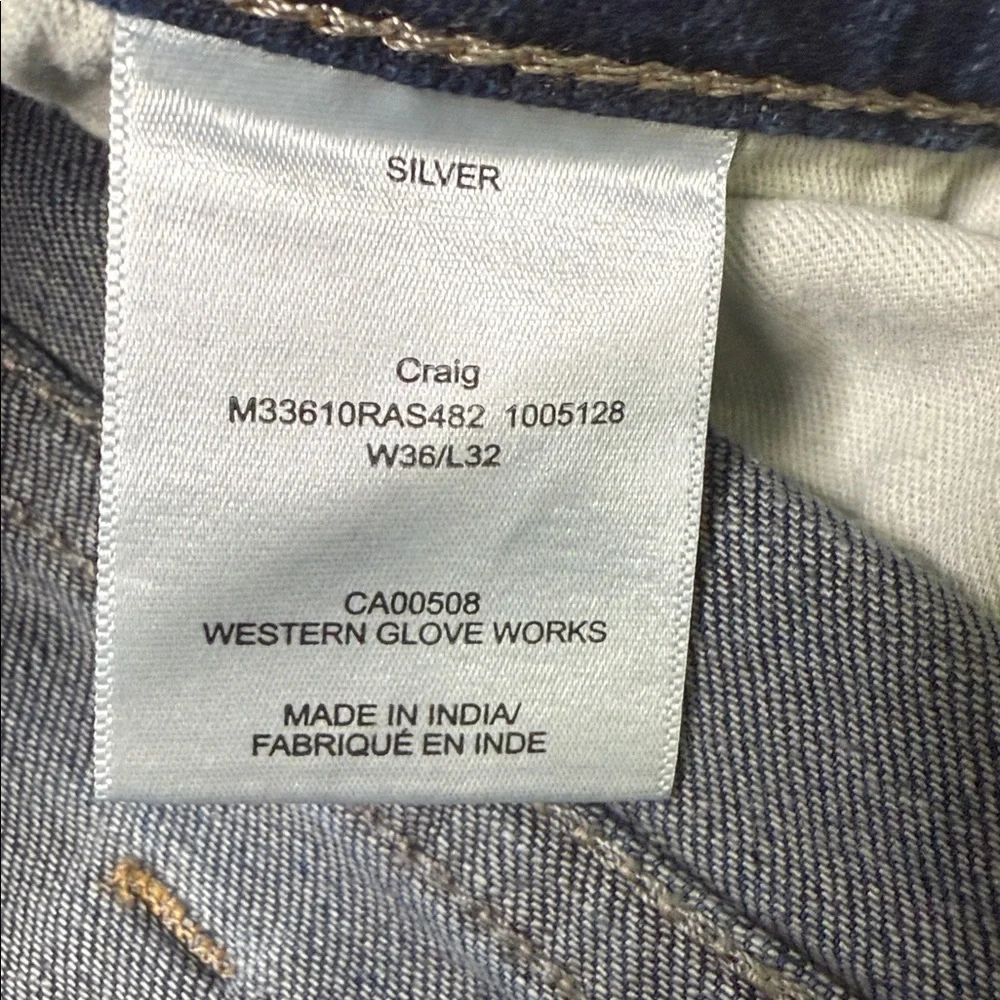 Silver Jeans Dark Blue Denim